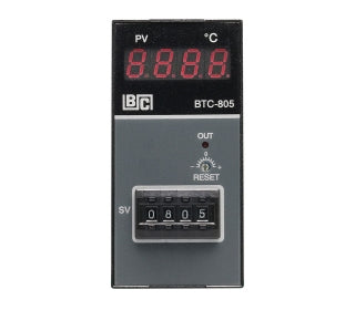 BTC 805 Temperature Controller Type J Thermocouple (0-399) + AL